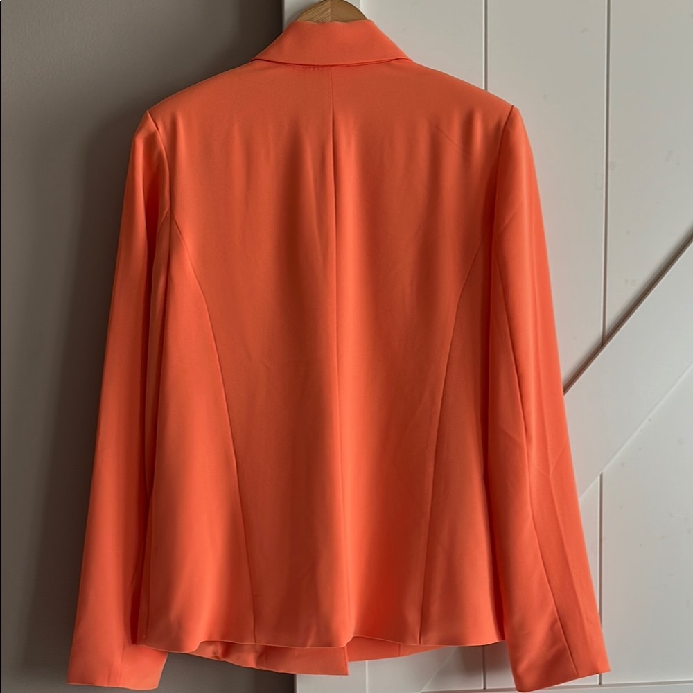Steve Madden Orange Blazer Tailored Professional Jacket - Picture 3 of 3